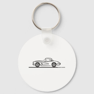 1958 Korvette Hardtop Nyckelring
