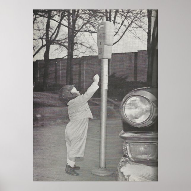 1958 Mata Parking Meter Poster (Framsidan)