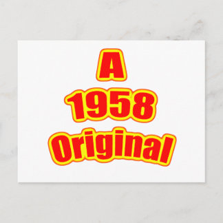 1958 Original Red Vykort