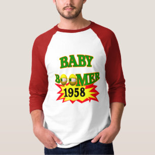 1958 person född under en baby boomfödelsedaggå tee shirt