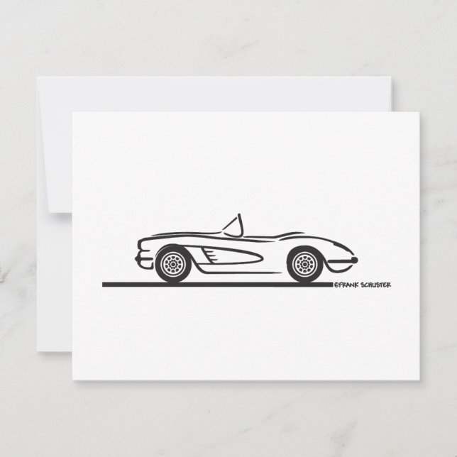 1959 1960 Chevrolet Corvette (Framsida)