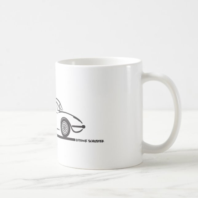 1959 1960 Chevrolet Corvette Hardtop Kaffemugg (Höger)