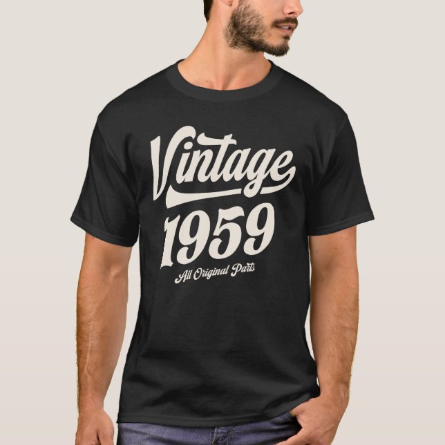 1959 65e födelsedagsgåvor 65 år gamla Manar-kvinno T Shirt (Framsida)