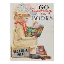 1959 Barns Bok-vecka Poster