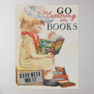 1959 Barns Bok-vecka Poster
