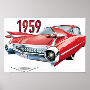 1959 Cadillac-Vintage Poster