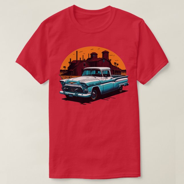 1959 Chevrolet Apache 3200 T Shirt (Design framsida)