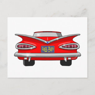 1959 Chevrolet Chevy Impala Pass Envy Vykort