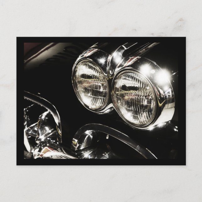 1959 Chevrolet Corvette Vykort (Framsida)