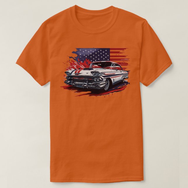 1959 Chevrolet Impala T Shirt (Design framsida)