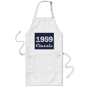 1959 Classic 60-årsfirande Långt Förkläde