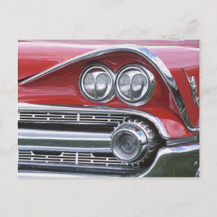1959 Dodge Classic Car Grill Photograph Vykort