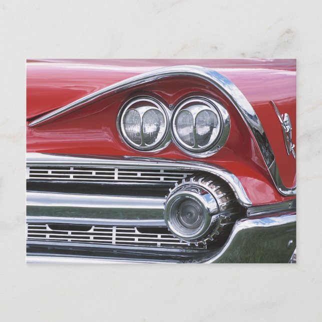 1959 Dodge Classic Car Grill Photograph Vykort (Framsida)