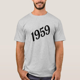 1959 Grattis på 60-årsdagen T Shirt