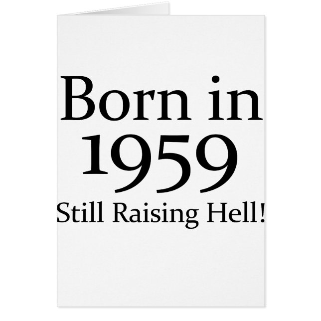 1959 HÄLSNINGSKORT (Framsidan)