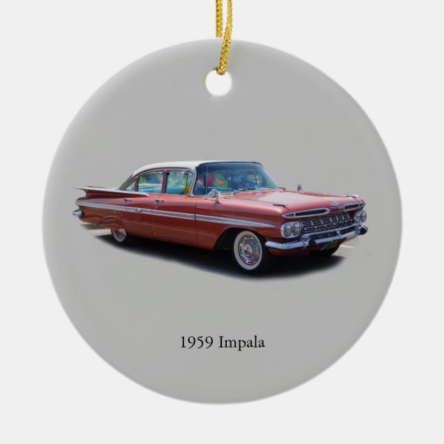 1959 Impala-utsmyckning Julgransprydnad Keramik (Framsidan)