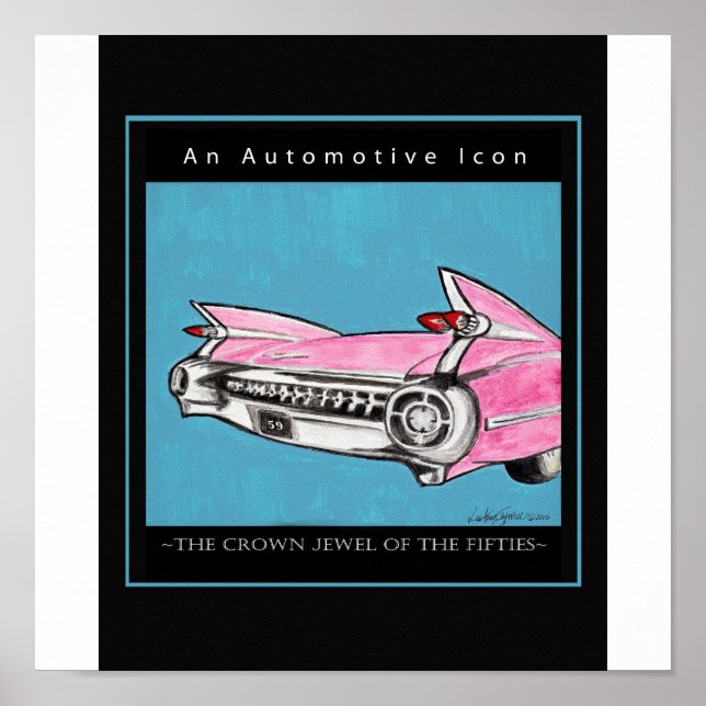 1959 Kadillak Poster (Framsidan)