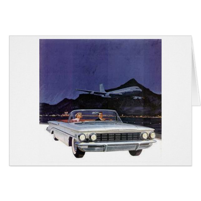 1959 Oldsmobile Hälsningskort (Framsidan Horizontal)