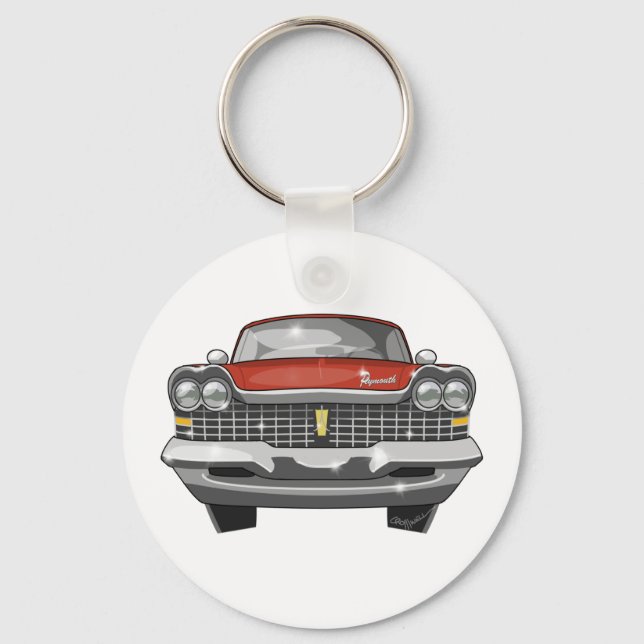 1959 Plymouth Fury Nyckelring (Framsida)