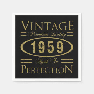 1959 Premium-kvalitet Pappersservett