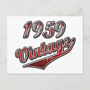 1959 Vintage Vykort