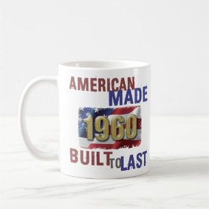 1960 Amerikanska Made 60 Birthday Kaffemugg