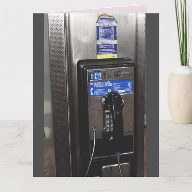 1960 års MOBILA BÅDE BIRTHDAY-KORT Kort (Framsida)