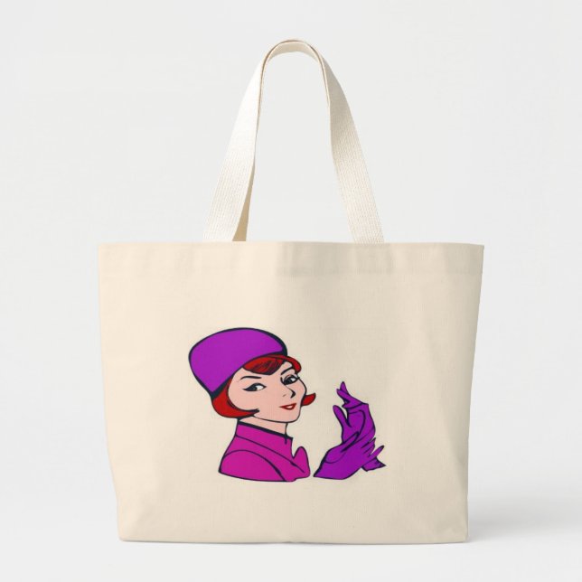 1960 års sekreterare jumbo tygkasse (Framsidan)