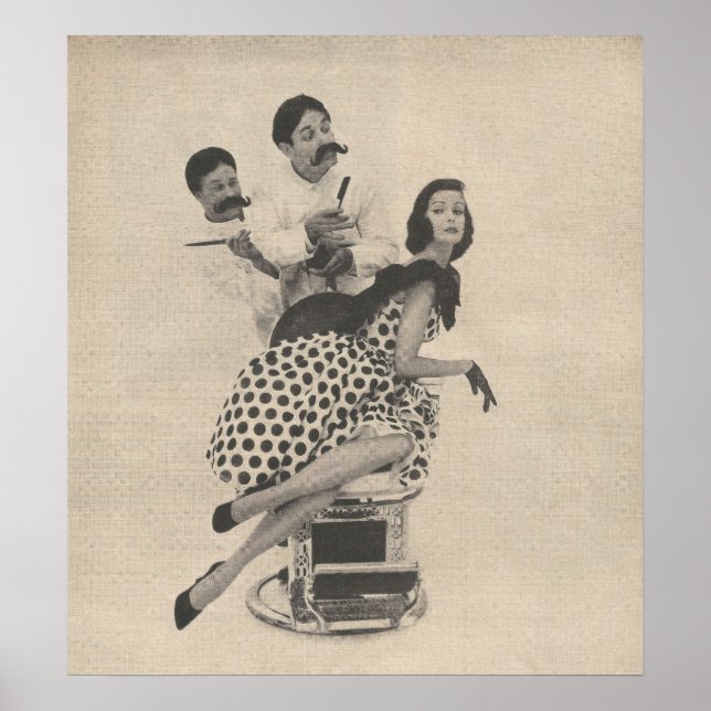 1960 Barber Shop Beauty Mode Poster (Framsidan)