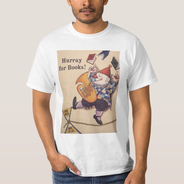 1960 Barns veckoslut i Bok Tee Shirt (Framsida)