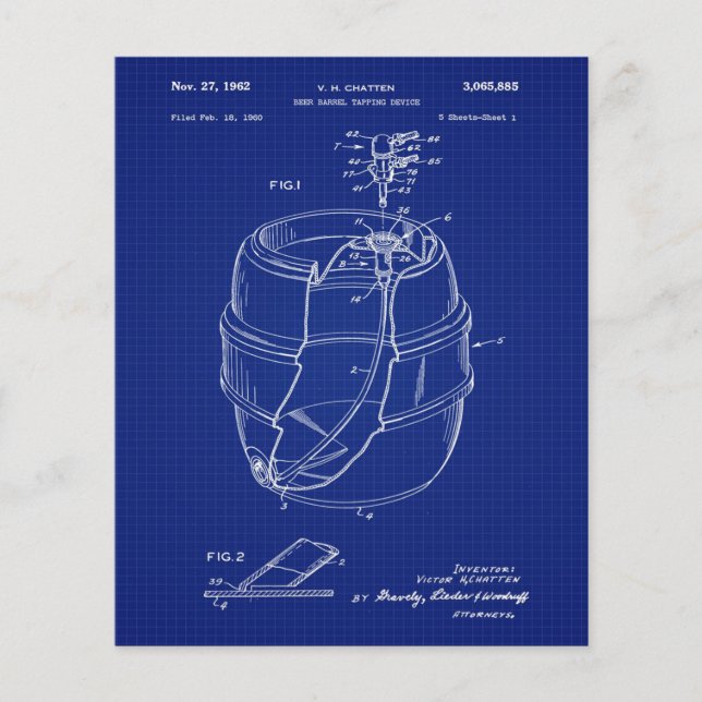 1960 Beer Barrel Blueprint (Framsida)