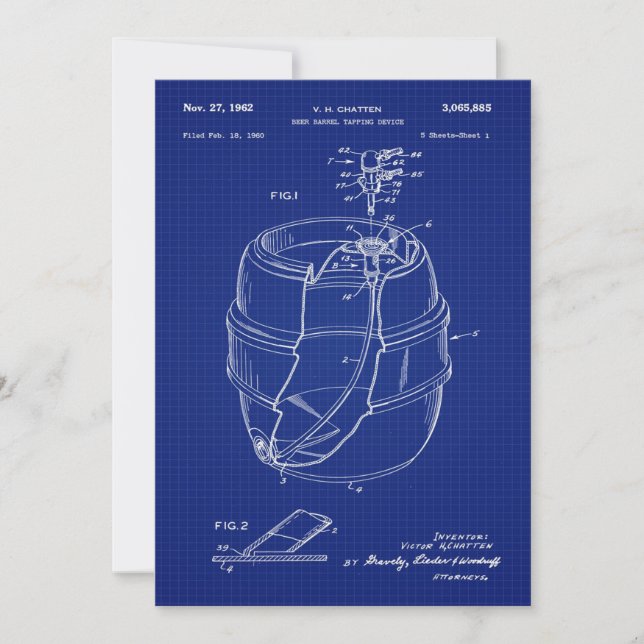 1960 Beer Barrel Blueprint (Framsida)
