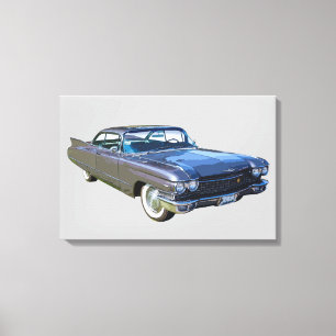 1960 Cadillac Luxury Car Canvastryck