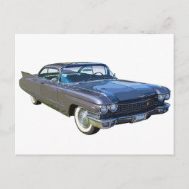 1960 Cadillac Lyxbil Vykort