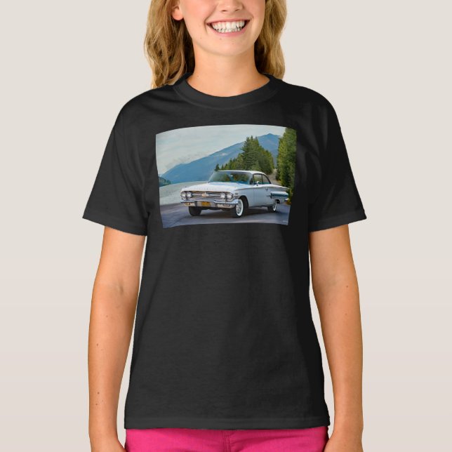 1960 Chevrolet Impala Hardtop Classic T-Shirt (Framsida)