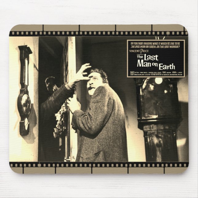 1960:e "The Last Man on Earth Mousepad" Musmatta (Framsidan)