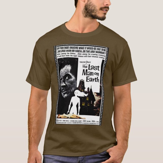 1960:e "The Last Man on Earth T-Shirt" T Shirt (Framsida)
