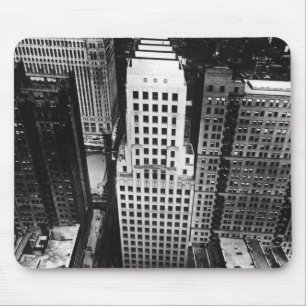 1960: En antenn beskådar av en Chicago skyscrape Musmatta