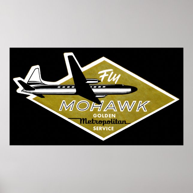 1960 Mohawk Airlines II Poster (Framsidan)
