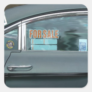 1960 OldsMobile Dynamic 88 Sida för försäljningssk Fyrkantigt Klistermärke