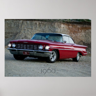 1960 OldsMobile Sunset Poster