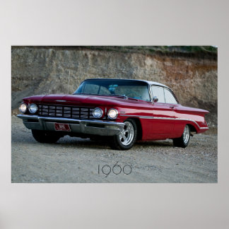 1960 OldsMobile Sunset Poster