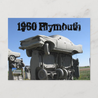 1960 Plymouth Vykort