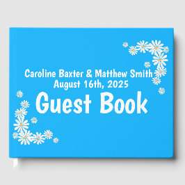 1960:s Blue-Himmel-Daisy-Spara-datum Gästböcker