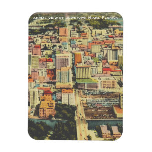 1960:s Miami i centrala staden, FL (Flagler Street Magnet