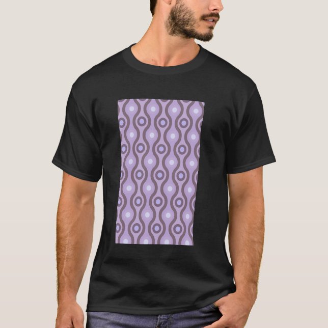 1960:S RETRO WAVE OCH CIRCLE MÖNSTER LAVENDER OCH T SHIRT (Framsida)