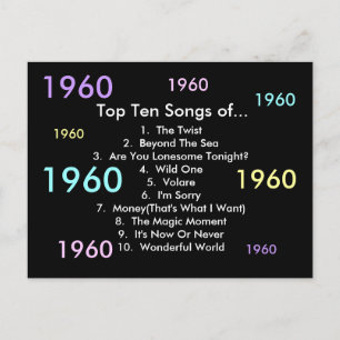 1960 Sång Vykort