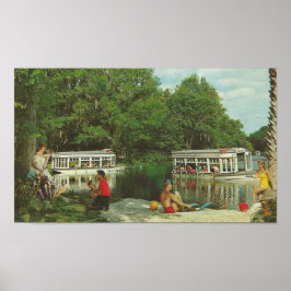 1960 Silver Vår, Florida ~ Glass Grund Boats Poster
