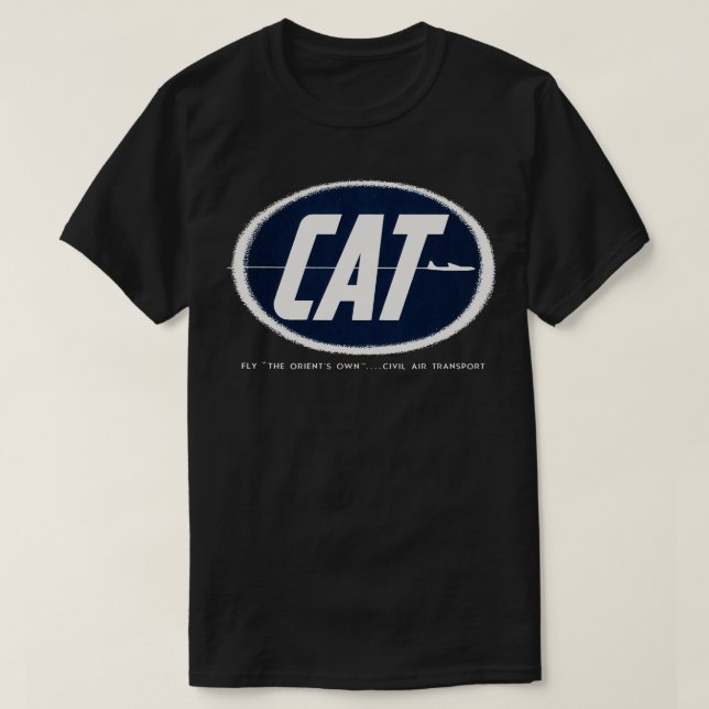 1960-talet civil Luft Transport Aviation T Shirt (Design framsida)