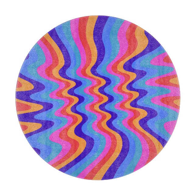 1960-talet Hippie Trippy Retro Tapet (Framsidan)